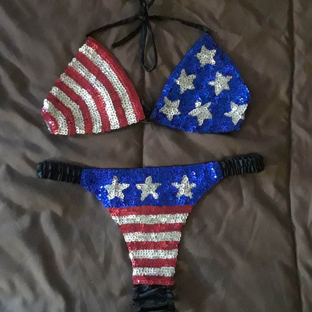 COPY - American flag bikini!
